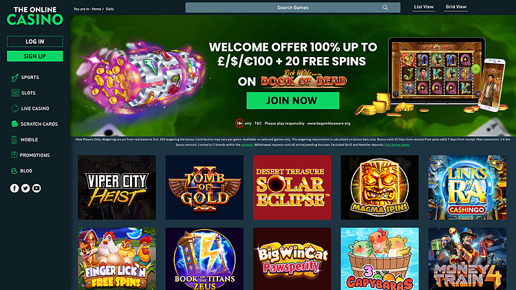 The Online Casino Casino Games