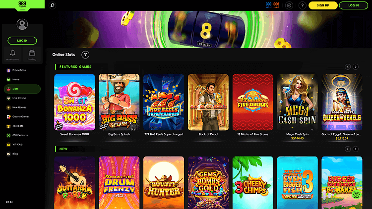 888 Casino Casino Games