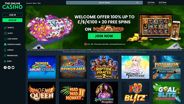 The Online Casino Casino Games